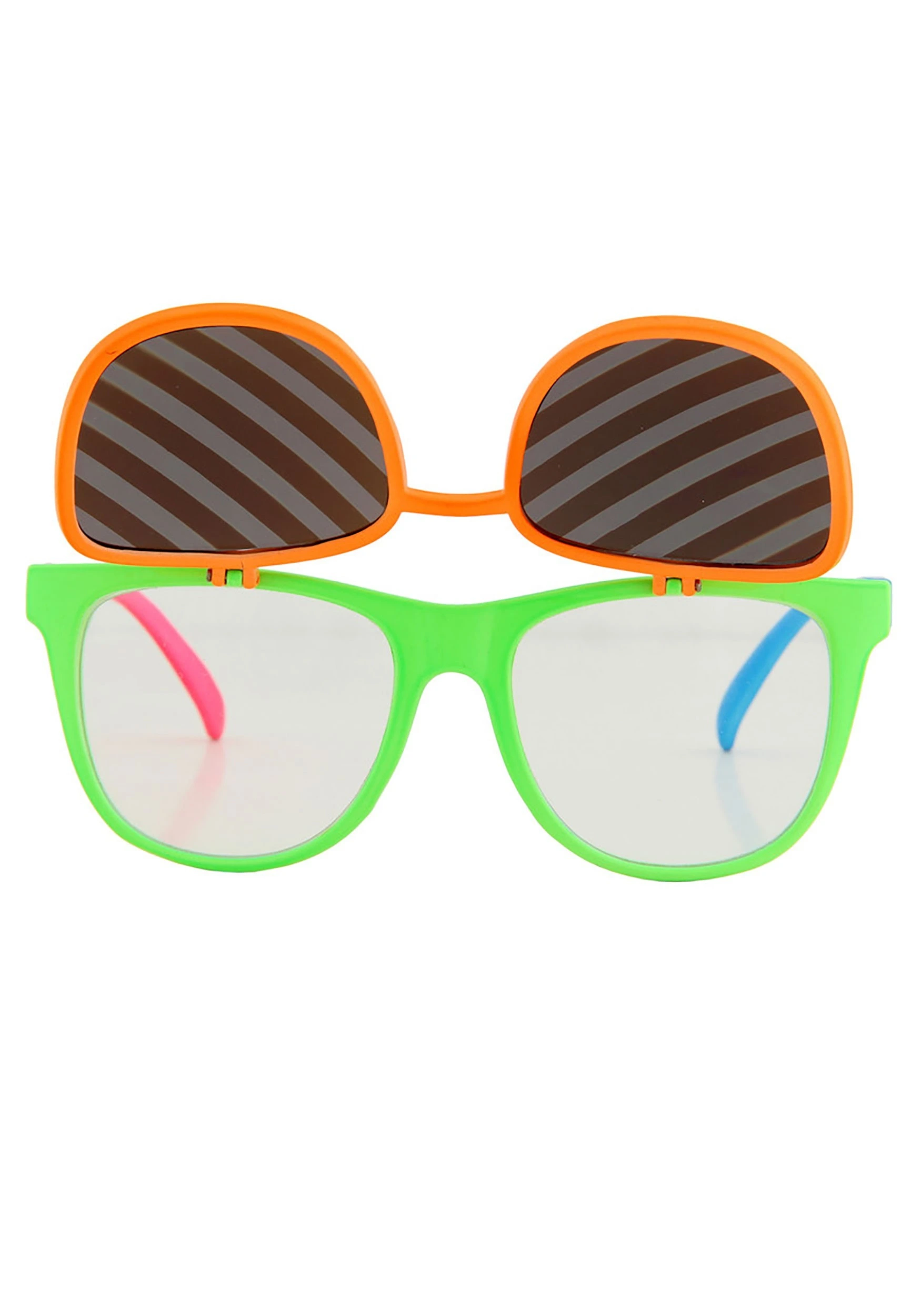 Elope Flip Up Neon Glasses 4 Elope Flip Up Neon Glasses - Image 2