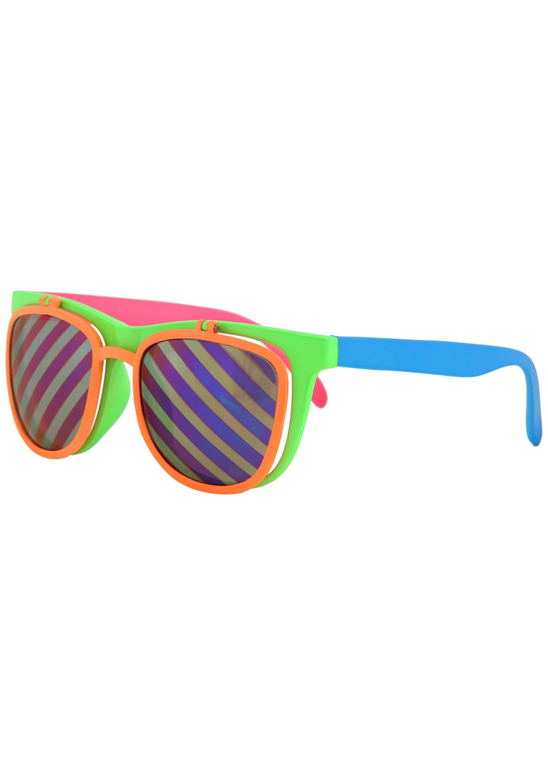 Elope Flip Up Neon Glasses 5 Elope Flip Up Neon Glasses - Image 3