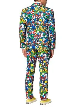 Opposuits Opposuit Super Mario Men's Suit -FUN COSTUMES Store opposuit super mario mens suit alt 1