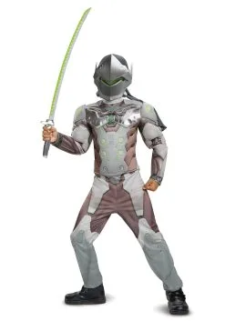Disguise Overwatch Genji Classic Muscle Costume For Boys