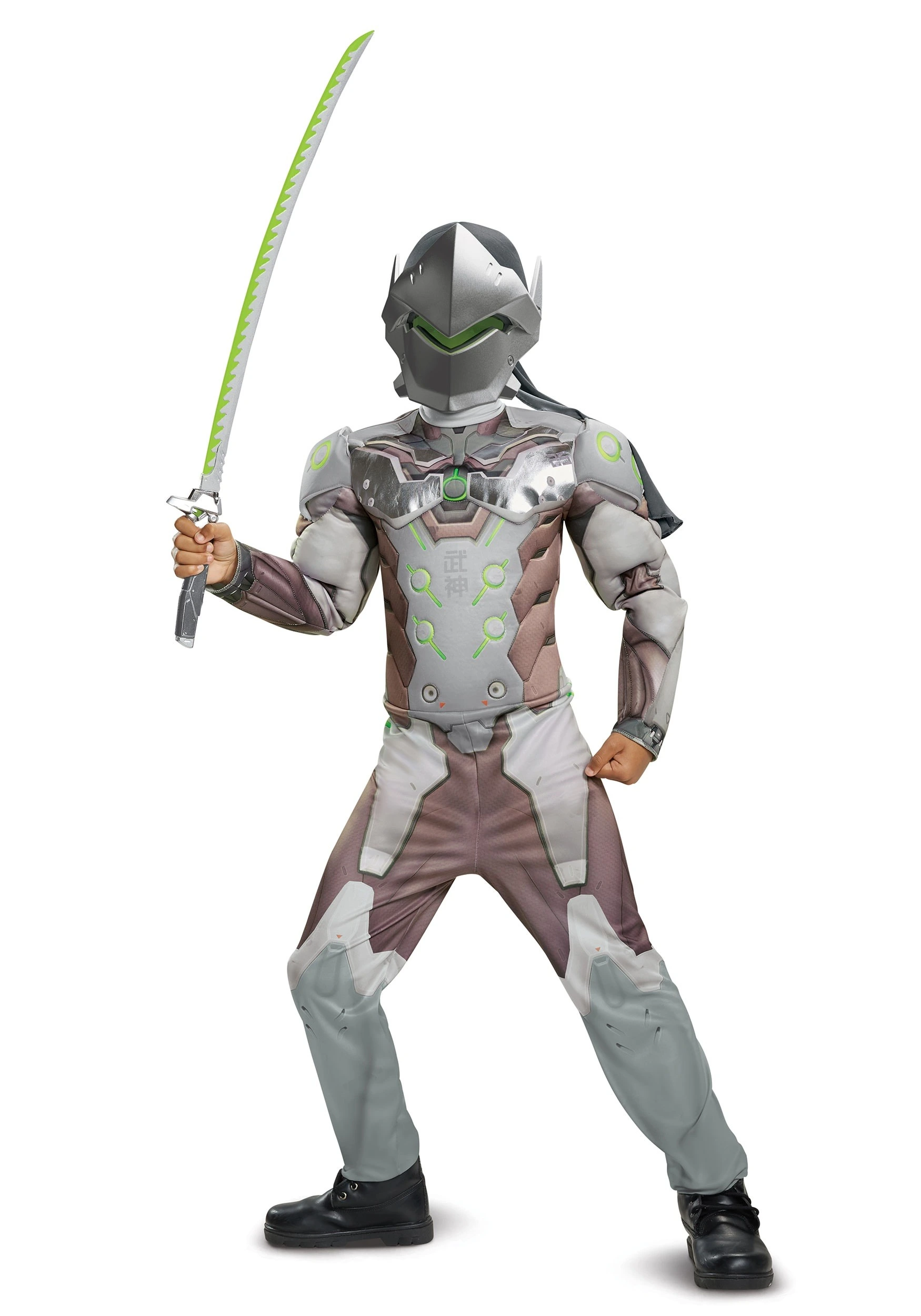 Disguise Overwatch Genji Classic Muscle Costume For Boys 3 Disguise Overwatch Genji Classic Muscle Costume For Boys
