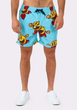Opposuits Pac-Man Waka Waka Swimsuit & Shirt For Men -FUN COSTUMES Store pac man mens waka waka swimsuit and shirt alt 3