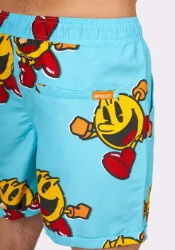 Opposuits Pac-Man Waka Waka Swimsuit & Shirt For Men -FUN COSTUMES Store pac man mens waka waka swimsuit and shirt alt 6