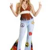 Fun Costumes Women's Patchwork Hippie Costume 1 Fun Costumes Women's Patchwork Hippie Costume -FUN COSTUMES Store patchwork hippie costume womens