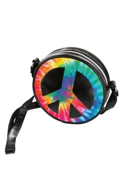 Fushengyuan Industry CO., Peace Sign Hippie Purse Accessory -FUN COSTUMES Store peace sign hippie purse alt 2
