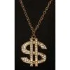 Underwraps Pimp Dollar Sign Adult Necklace 2 Underwraps Pimp Dollar Sign Adult Necklace -FUN COSTUMES Store pimp dollar sign necklace