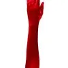 Fun Costumes Plus Size Red Elbow Length Gloves -FUN COSTUMES Store plus red gloves