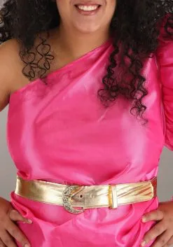 Fun Costumes Women's 80s Pink Pop Star Plus Size Costume 11 Fun Costumes Women's 80s Pink Pop Star Plus Size Costume -FUN COSTUMES Store plus size 80s pink pop star costume alt 3