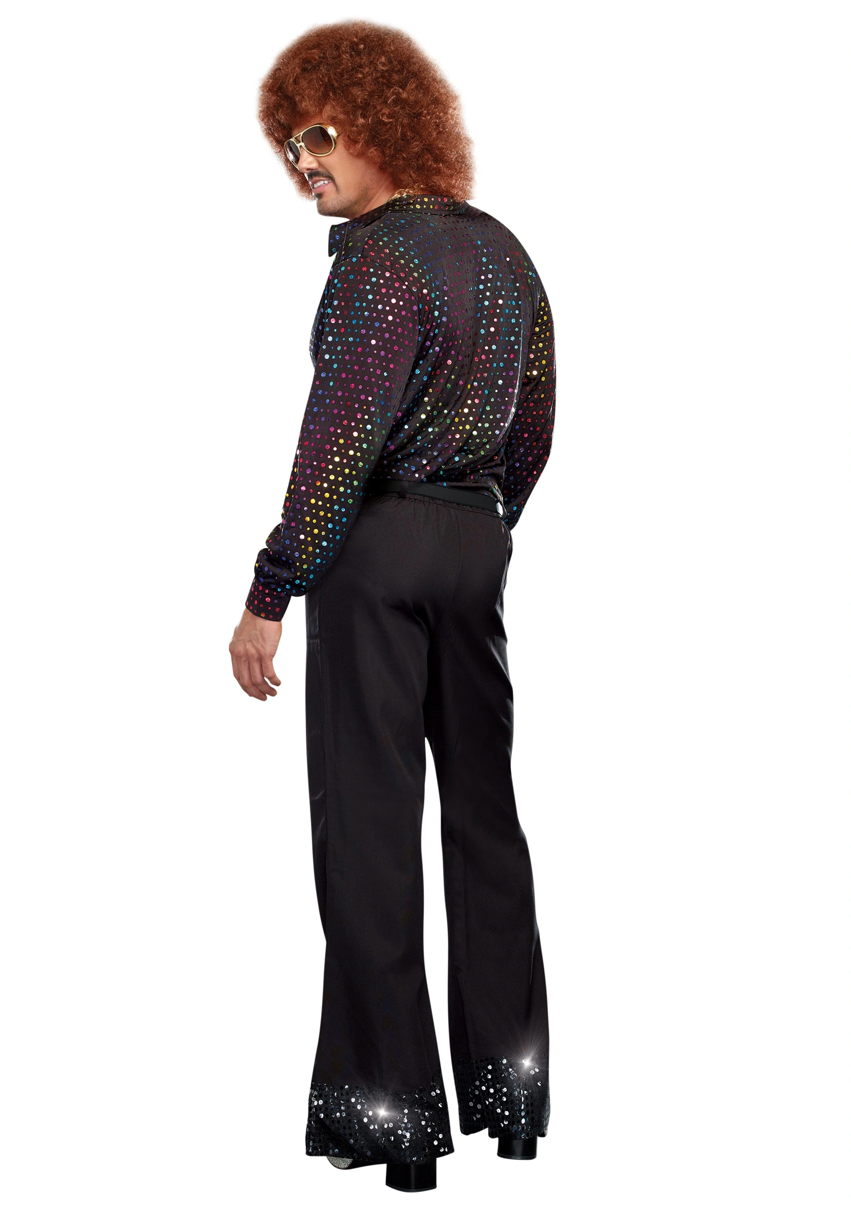 Dreamgirl Disco Dude Plus Size Shirt Costume 4 Dreamgirl Disco Dude Plus Size Shirt Costume - Image 2