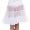 Fun Costumes White Plus Size Knee Length Crinoline -FUN COSTUMES Store plus size white knee length crinoline
