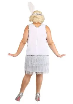 Fun Costumes Women's Plus Size Crystal Flapper Costume -FUN COSTUMES Store plus size womens crystal flapper costume 1