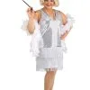 Fun Costumes Women's Plus Size Crystal Flapper Costume 1 Fun Costumes Women's Plus Size Crystal Flapper Costume -FUN COSTUMES Store plus size womens crystal flapper costume