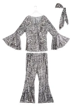 California Costume Collection Women's Plus Size Foxy Lady Disco Costume -FUN COSTUMES Store plus size womens foxy lady disco costume alt 7