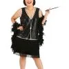 Fun Costumes Women's Plus Size Onyx Flapper Costume -FUN COSTUMES Store plus size womens onyx flapper costume