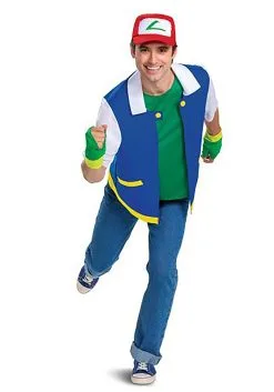 Disguise Adult Pokémon Classic Ash Ketchum Costume