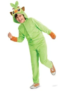Disguise Kid's Pokémon Grookey Hooded Jumpsuit Costume