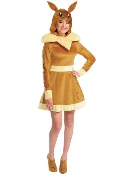 Disguise Limited Pokémon Eevee Women's Dress Costume -FUN COSTUMES Store pokemon womens eevee dress costume alt 3
