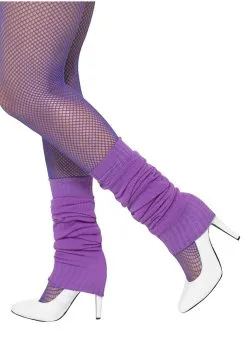 Smiffys Purple Leg Warmers