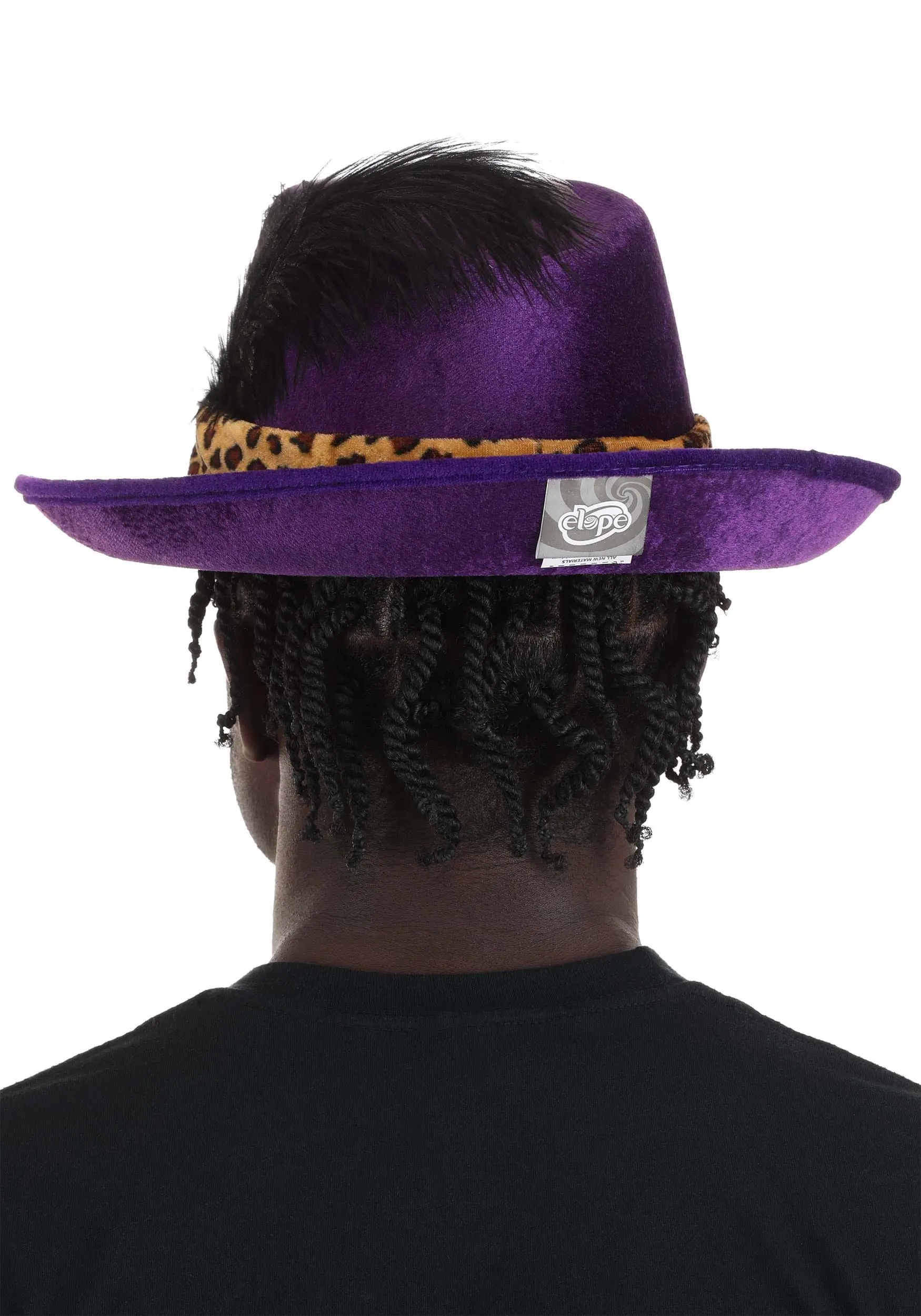 Elope Purple Pimp Hat Costume Accessory 5 Elope Purple Pimp Hat Costume Accessory - Image 3