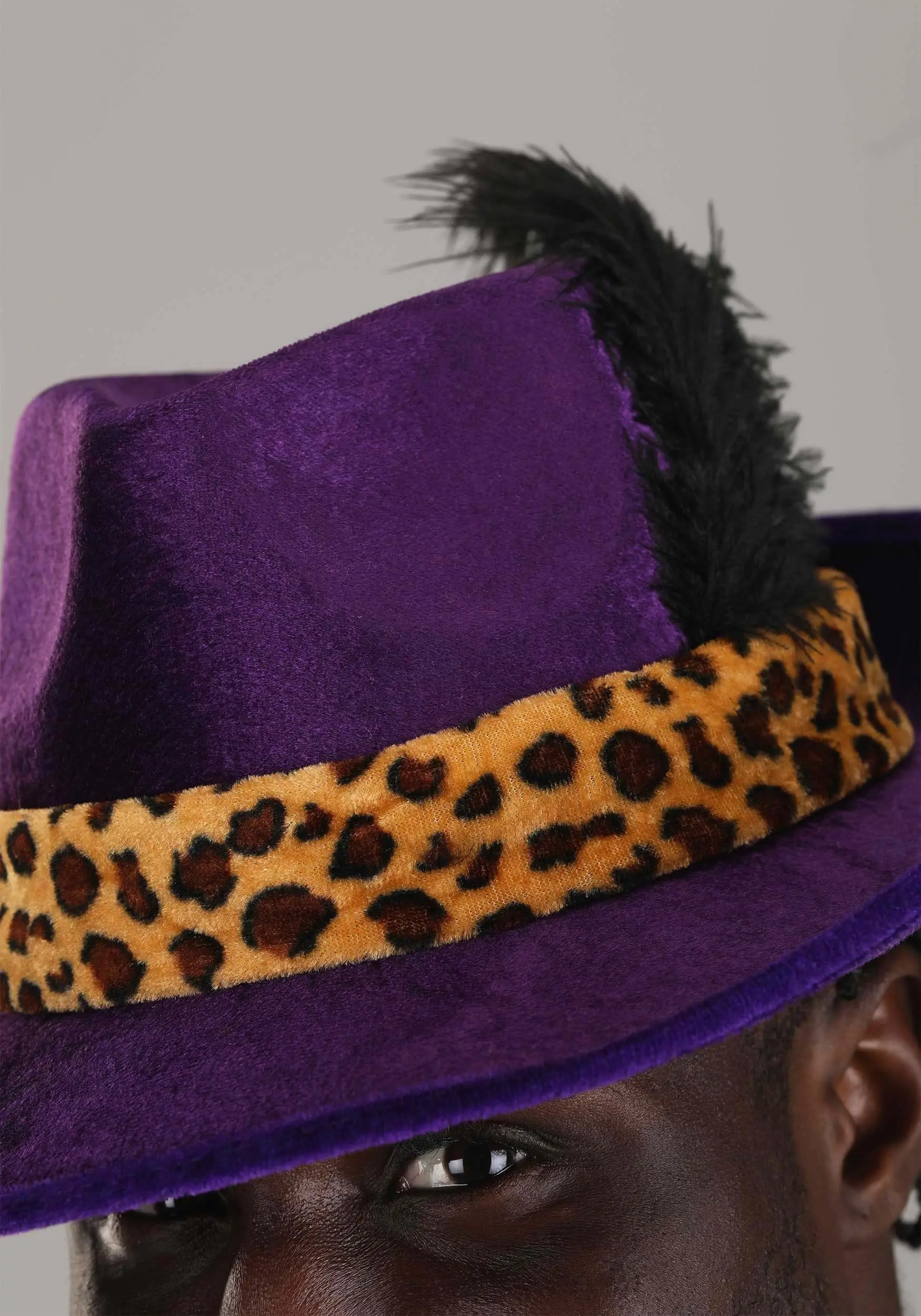 Elope Purple Pimp Hat Costume Accessory 6 Elope Purple Pimp Hat Costume Accessory - Image 4