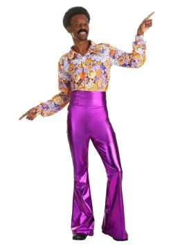 Fun Costumes Purple Power Disco Costume For Men