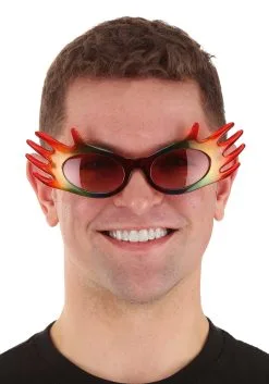 Elope Hands Rainbow Glasses -FUN COSTUMES Store rainbow hands glasses alt 2