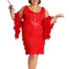 Fun Costumes Red Plus Size Flapper Costume -FUN COSTUMES Store red plus size flapper costume update1