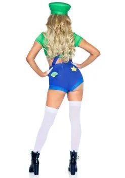 Deals 80's Costumes Store -FUN COSTUMES Store sexy piece green gamer babe womens costume alt 3