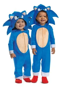 Disguise Limited Sonic The Hedgehog 2 Infant Sonic Costume -FUN COSTUMES Store sonic 2 infant sonic costume alt 3