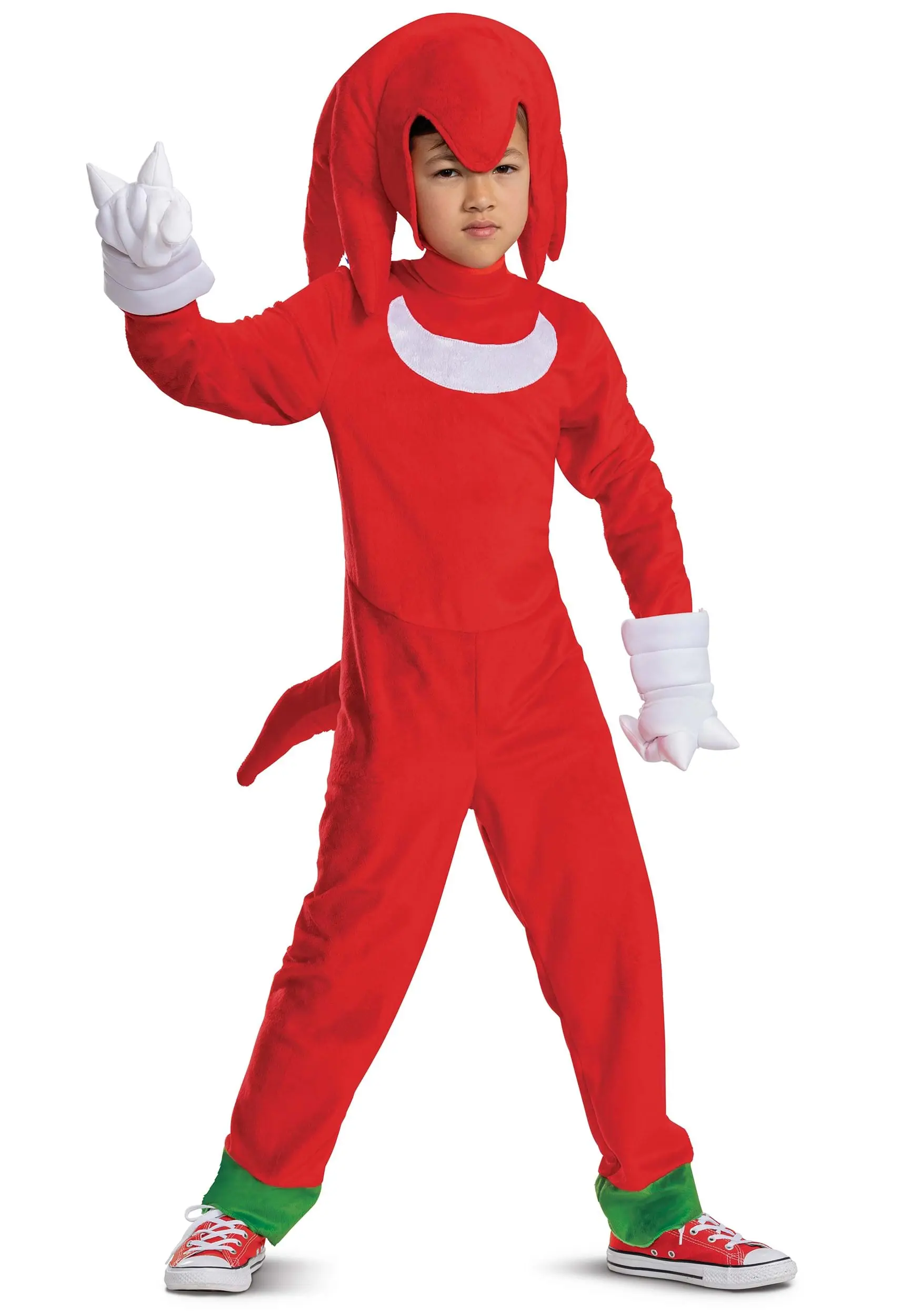 Disguise Limited Sonic 2 Knuckles Deluxe Costume For Kids 4 Disguise Limited Sonic 2 Knuckles Deluxe Costume For Kids - Image 2