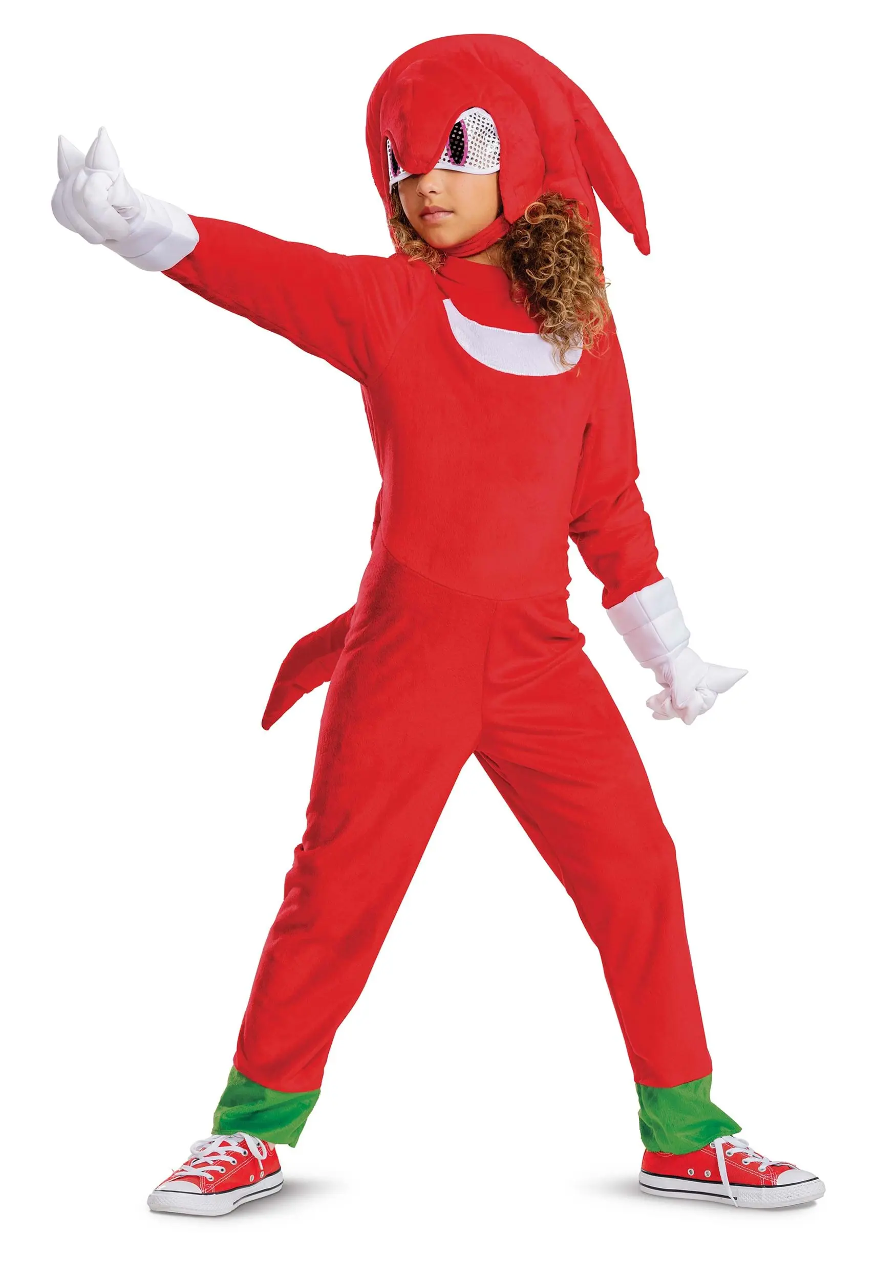 Disguise Limited Sonic 2 Knuckles Deluxe Costume For Kids 5 Disguise Limited Sonic 2 Knuckles Deluxe Costume For Kids - Image 3