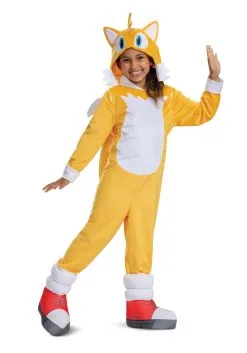 Disguise Limited Sonic 2 Tails Deluxe Costume For Children -FUN COSTUMES Store sonic 2 tails child deluxe costume alt 2