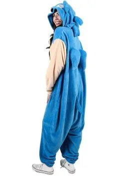 Deals 80's Costumes Store -FUN COSTUMES Store sonic the hedgehog cosplay union suit alt 1