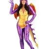 Fun Costumes Spyro The Dragon Costume Jumpsuit For Women -FUN COSTUMES Store spyro the dragon womens costume jumpsuit