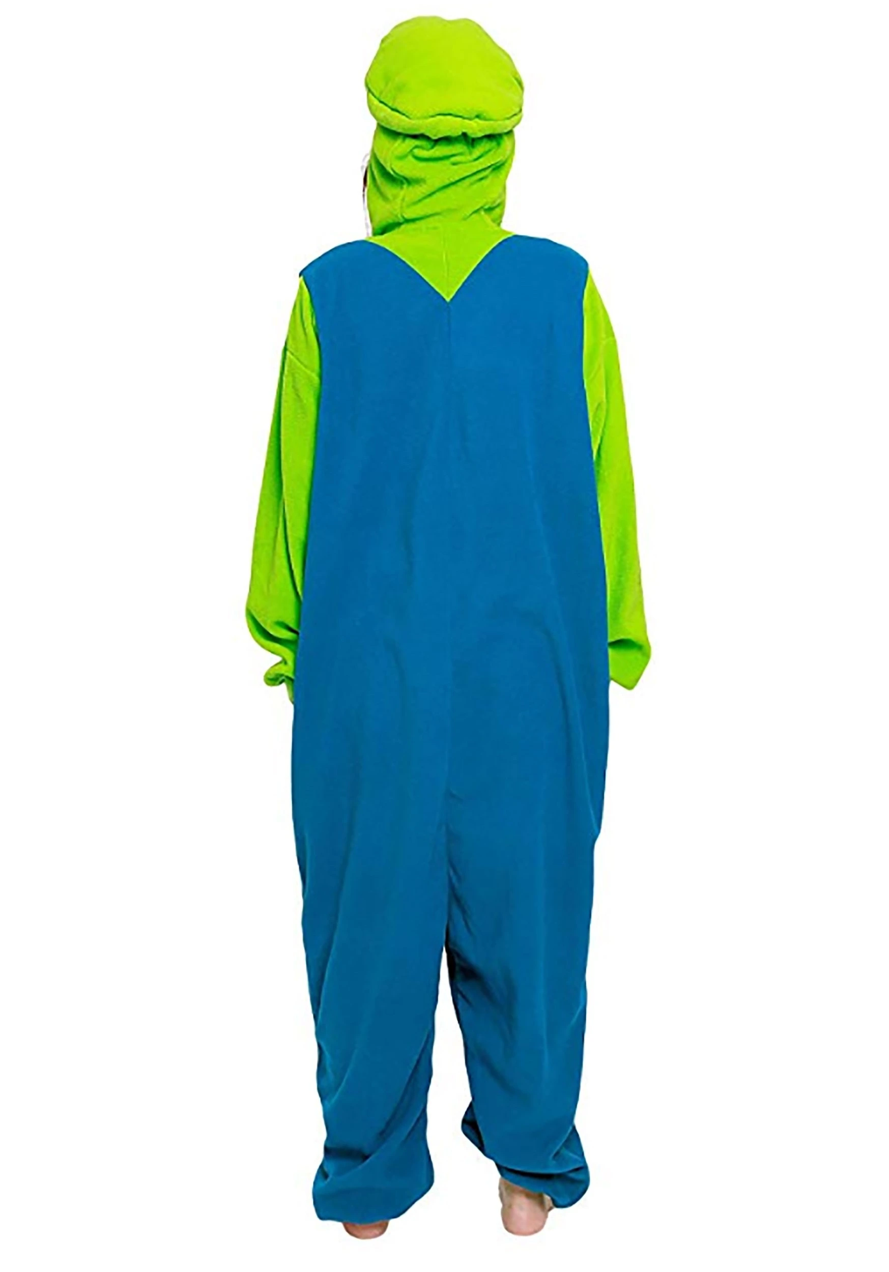 Sazac Super Mario Brothers Adult Luigi Kigurumi Costume 4 Sazac Super Mario Brothers Adult Luigi Kigurumi Costume - Image 2
