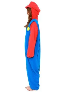 Sazac Super Mario Brothers Adult Mario Kigurumi Costume -FUN COSTUMES Store super mario brothers adult mario kigurumi costume alt 2