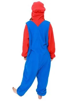 Sazac Super Mario Brothers Adult Mario Kigurumi Costume -FUN COSTUMES Store super mario brothers adult mario kigurumi costume alt 3