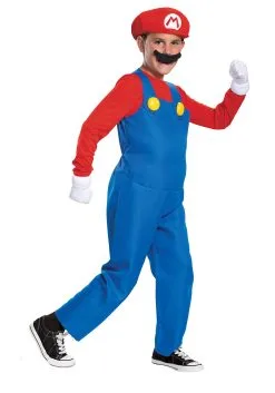Disguise Super Mario Brothers Boys Mario Deluxe Costume