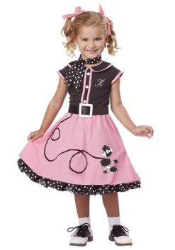California Costume Collection Toddler 50s Poodle Cutie Costume
