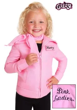 Fun Costumes Toddler Authentic Pink Ladies Jacket Costume