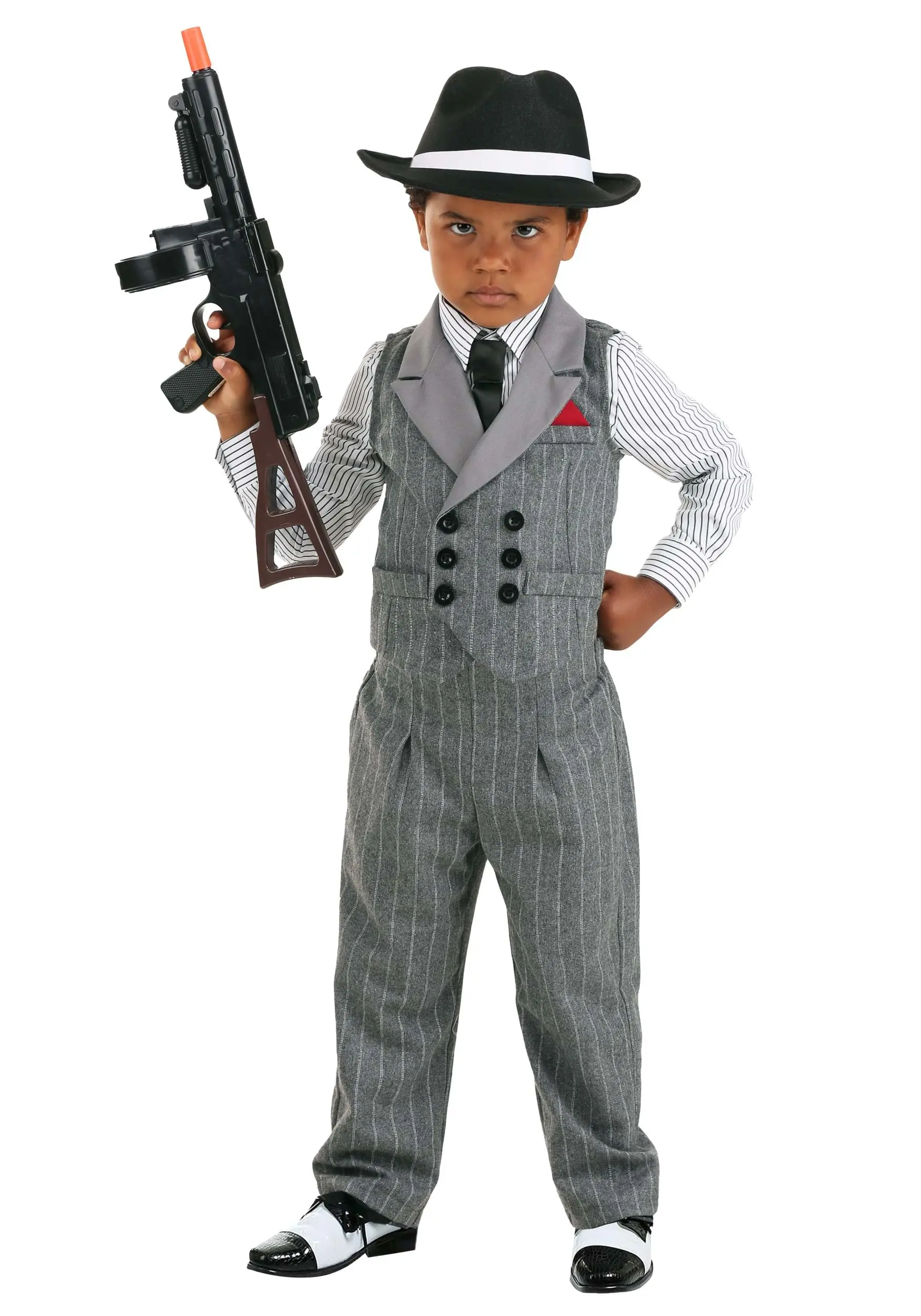 Fun Costumes Toddler Costume Ruthless Gangster Costume 3 Fun Costumes Toddler Costume Ruthless Gangster Costume