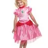 Disguise Super Mario Classic Princess Peach Costume For Toddlers -FUN COSTUMES Store toddler super mario toddler classic princess peach costume