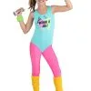 Fun Costumes Totally 80s Workout Costume For Girls -FUN COSTUMES Store totally 80s workout costume for girls