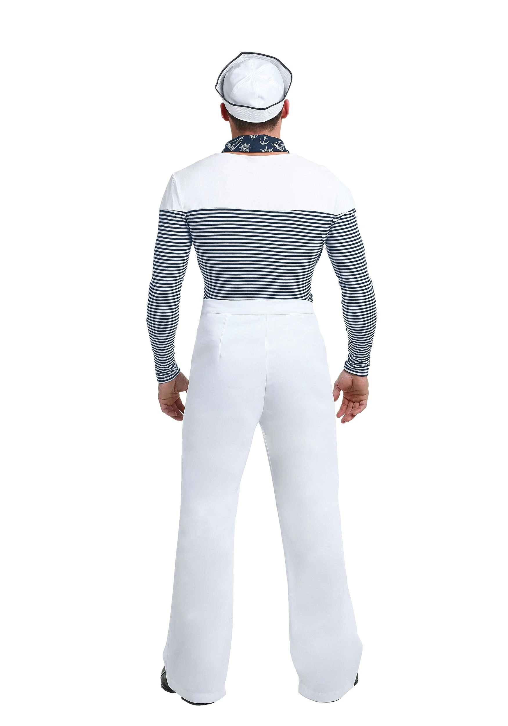 Shangai Jianwuyi Industrial & Commercial Ltd. Men's Vintage Sailor Costume 4 Shangai Jianwuyi Industrial & Commercial Ltd. Men's Vintage Sailor Costume - Image 2