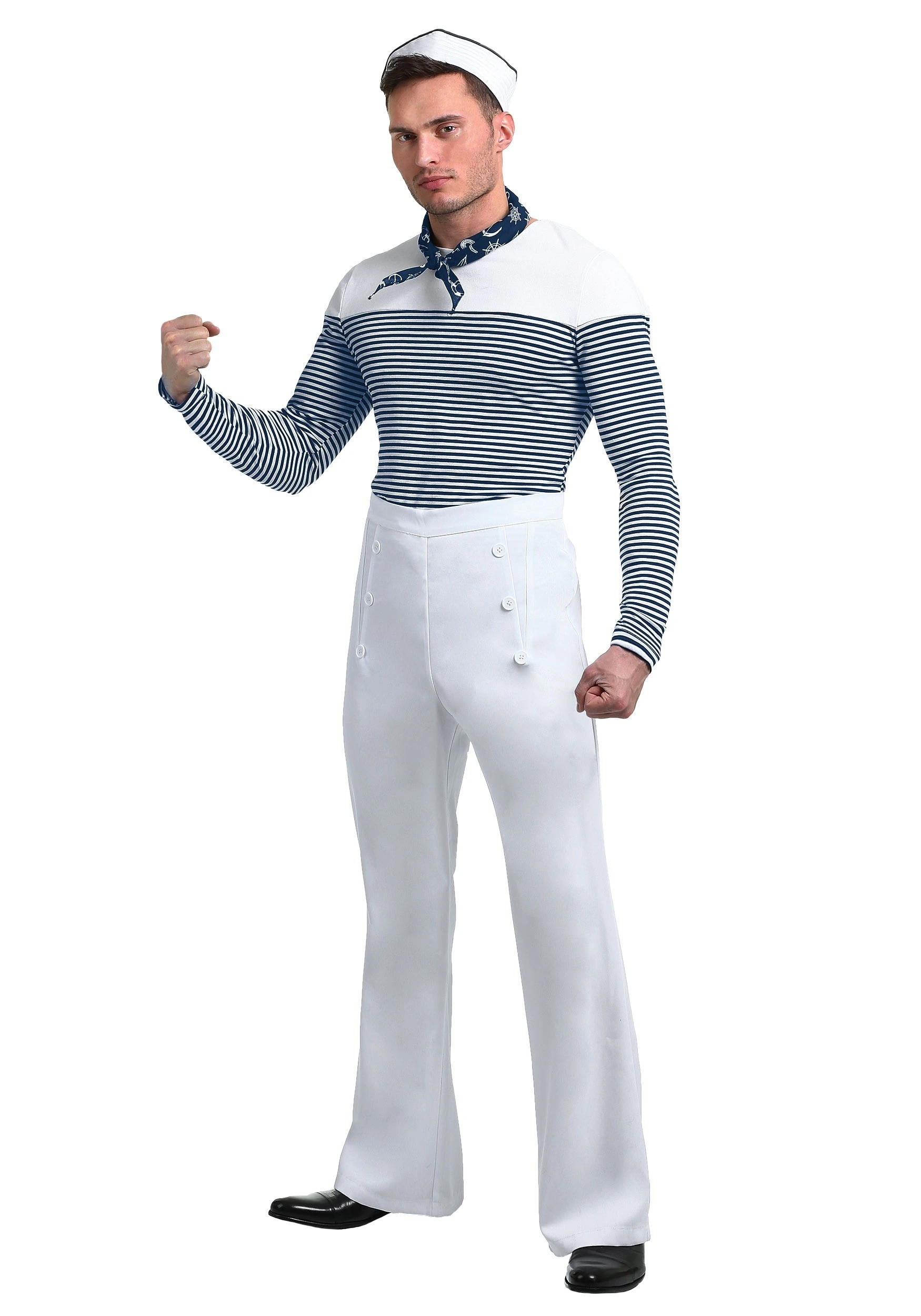 Shangai Jianwuyi Industrial & Commercial Ltd. Men's Vintage Sailor Costume 3 Shangai Jianwuyi Industrial & Commercial Ltd. Men's Vintage Sailor Costume