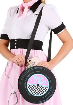 Fun Costumes Vinyl Record Handbag