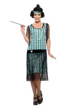 Smiffys Women's 1920s Mint Coco Flapper Costume