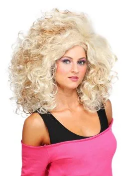 Partytime Costume & Lingerie (Yiwu) Factory 80s Glamour Women's Wig