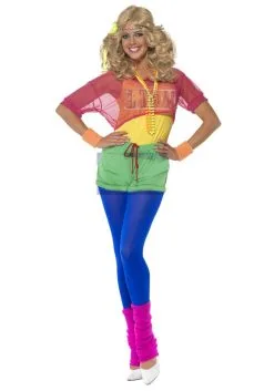 Smiffys Women's 80s Let's Get Physical Costume
