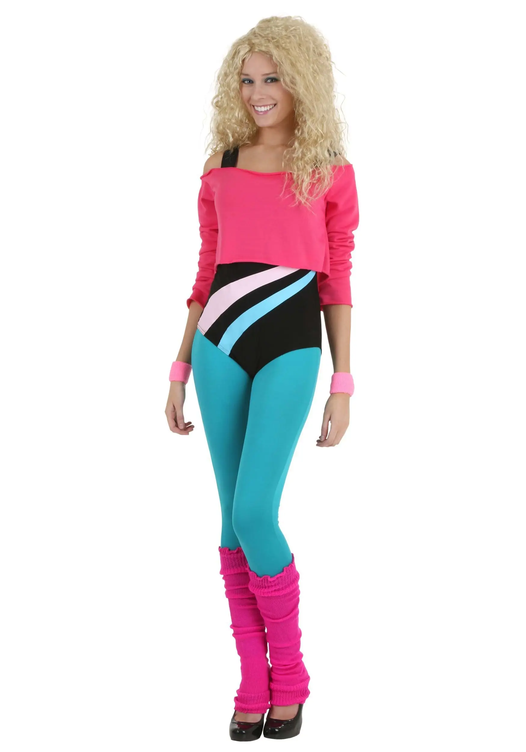 Fun Costumes Women's 80's Workout Girl Costume 4 Fun Costumes Women's 80's Workout Girl Costume - Image 2